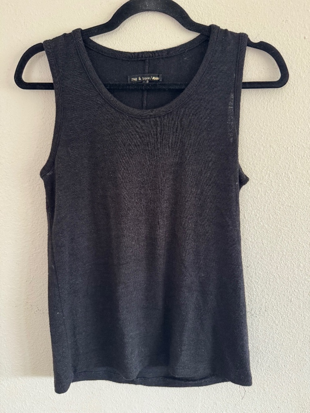 Rag & Bone JEAN Black Sleeveless Tank Top XS